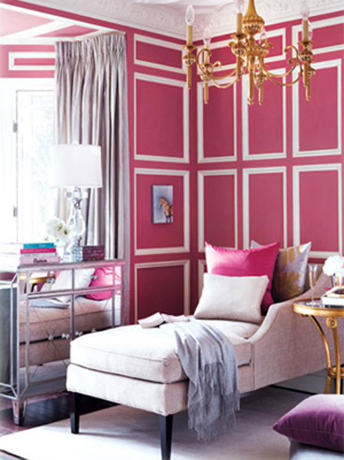 原创室内装修丨配色篇,惊艳的玫红色
