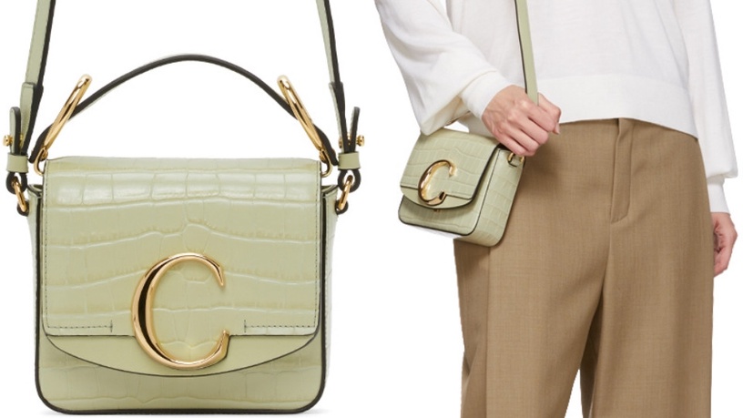 chloe清爽酪梨绿系列包包!