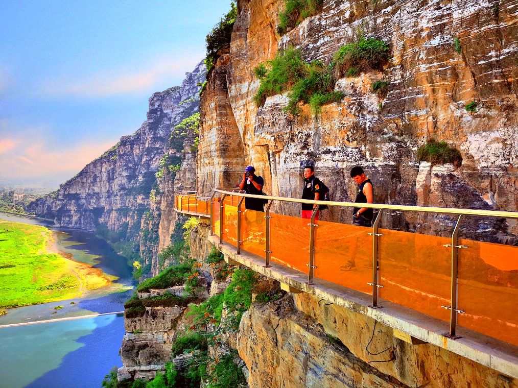 原创北京的"小桂林",暑假乐谷银滩峡谷漂流,凉爽景美