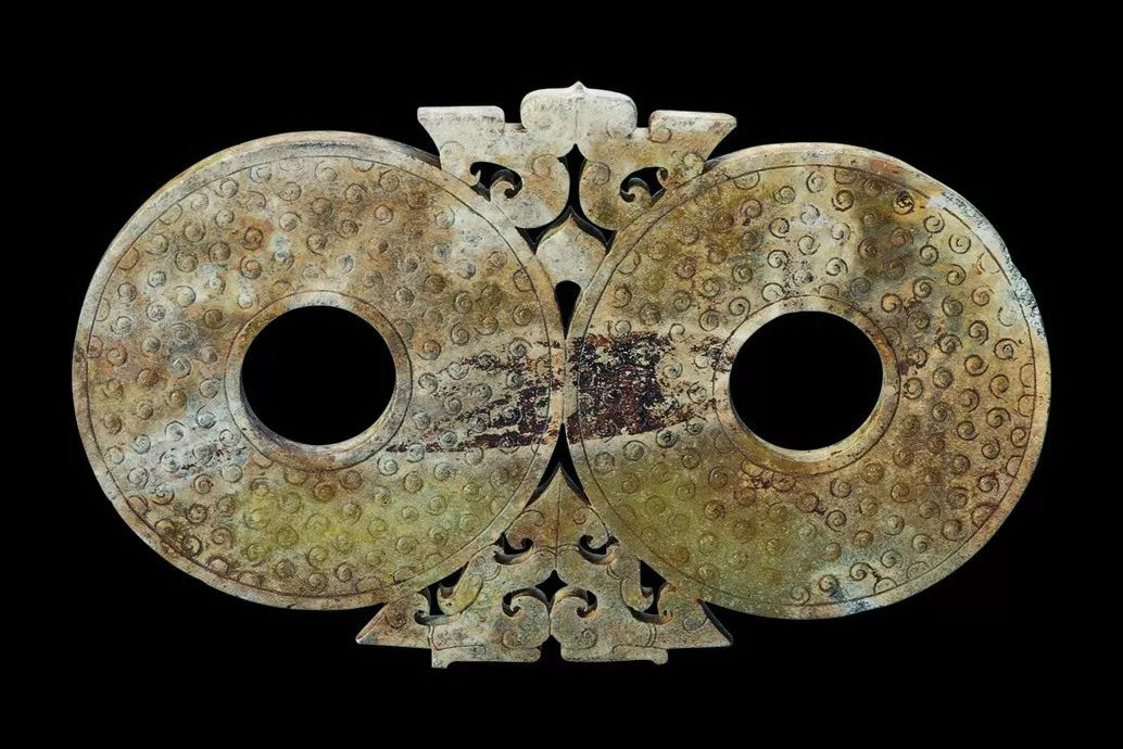 广东省广州市象岗南越王墓出土现藏于广州西汉南越王博物馆玉璧 西汉