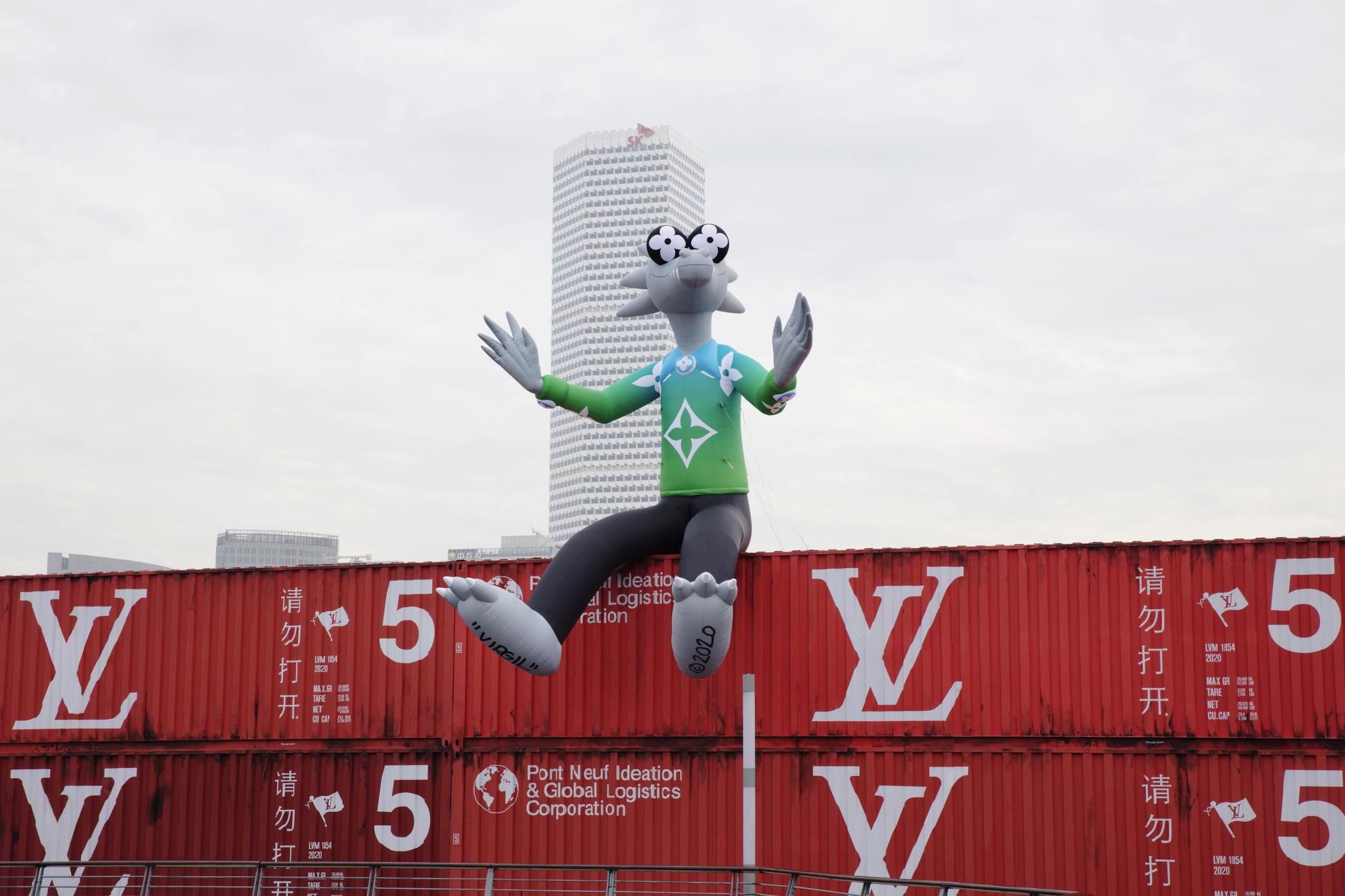 2021路易威登lv春夏男装走秀现场有"假的"