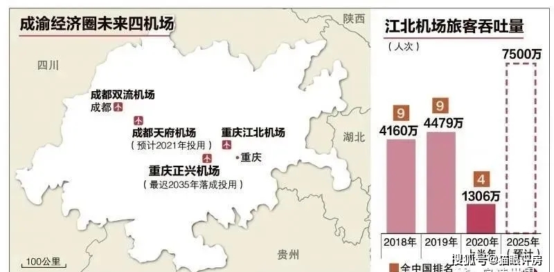 首次官宣重庆第二机场预选场址璧山正兴