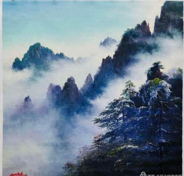 吕少华丨油画"游"黄山