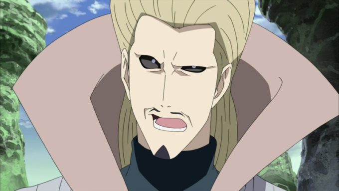 鬼灯幻月的特色就是下巴上那一小撮胡子,他在与二代土影的战斗中擅