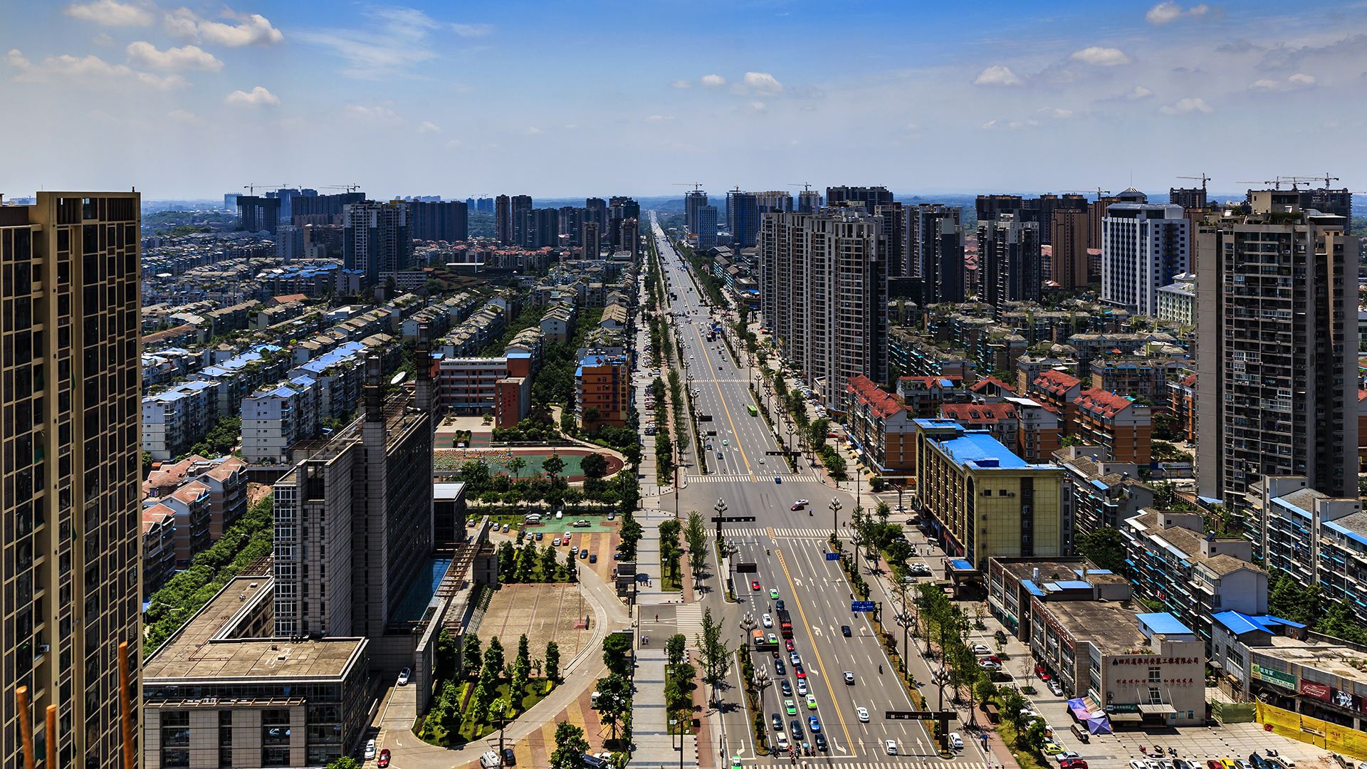 内江市5大城区主干道汉安大道长达12公里你知道几条呢