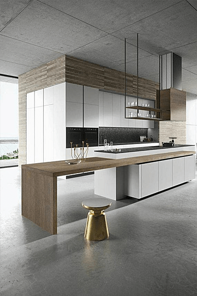 极简开放式厨房设计,这才叫顶级!