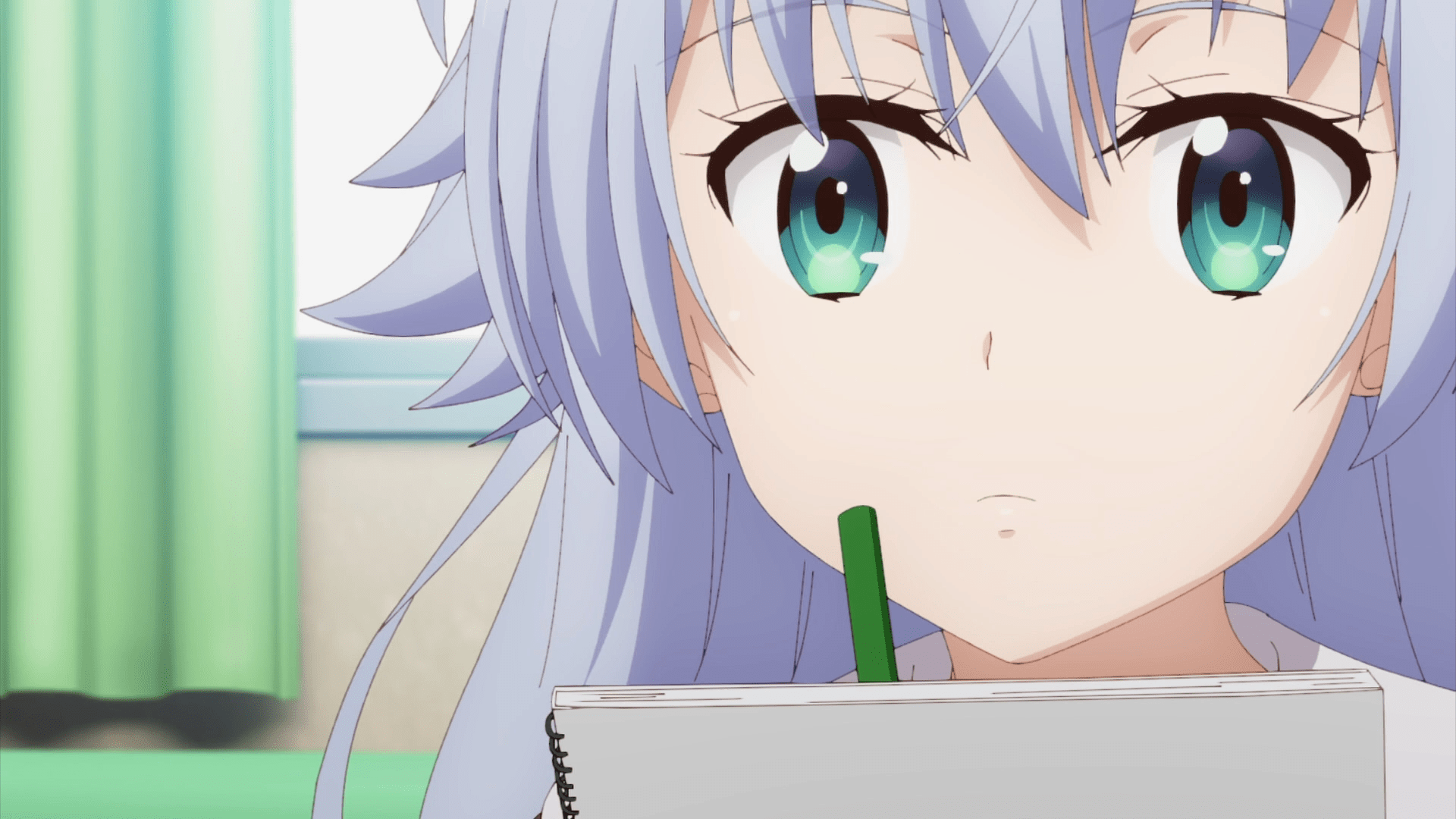 下面这两张图中的星乃云母,其实只用遮挡左边的一小部分而已,实际上