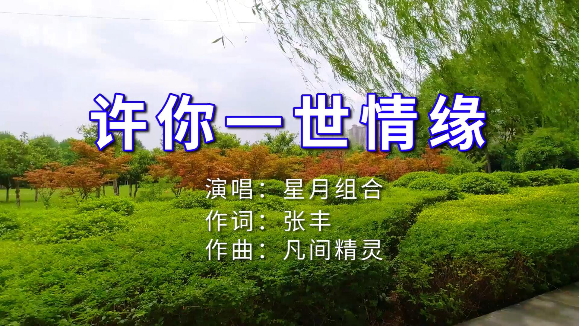 星月组合一曲许你一世情缘情歌对唱听的心儿都醉了