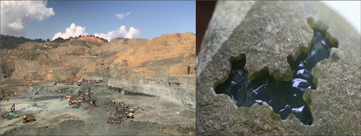 莫西沙场口及原石