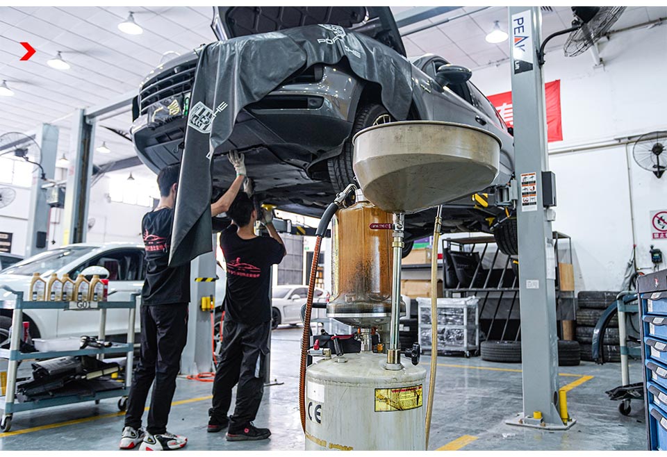 新款保时捷石英灰卡宴--基础保养