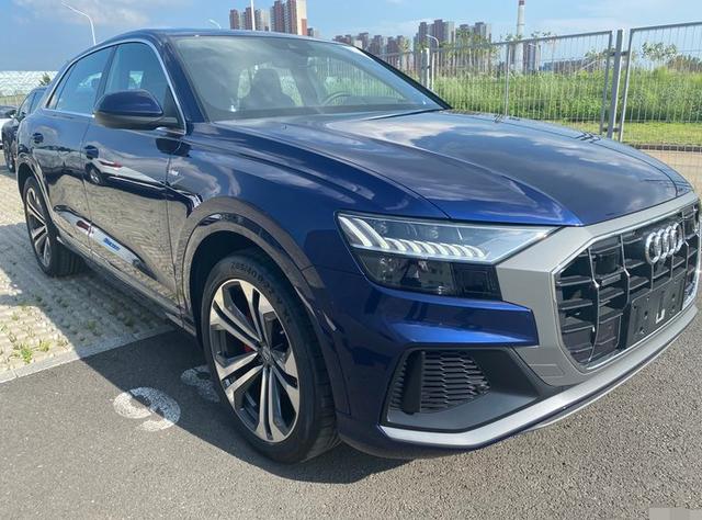 110万元买最高配奥迪q8纳瓦拉蓝饭局上车主从容掏出两把钥匙