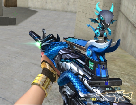 深渊冰龙玩偶在2020年度版本上线后,幸运鼠通过在线宝箱获得,金色幸运