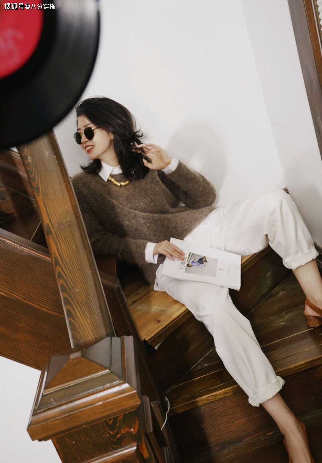 原创秋季怎么穿时髦又优雅?看看三木博主的穿搭,干净利落又有质感