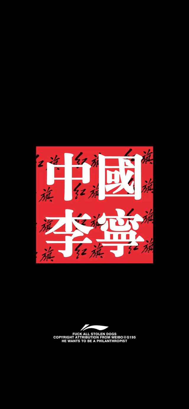 中国李宁标志潮图壁纸图片