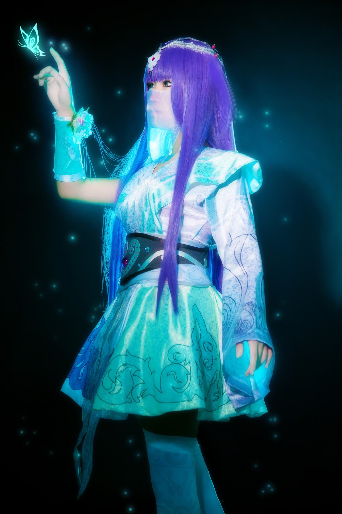 国漫女神变成真人后小舞可爱灵动焰灵姬从动漫中走出来了