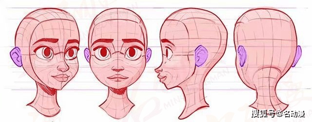 动漫绘画中的人物耳朵怎么画?