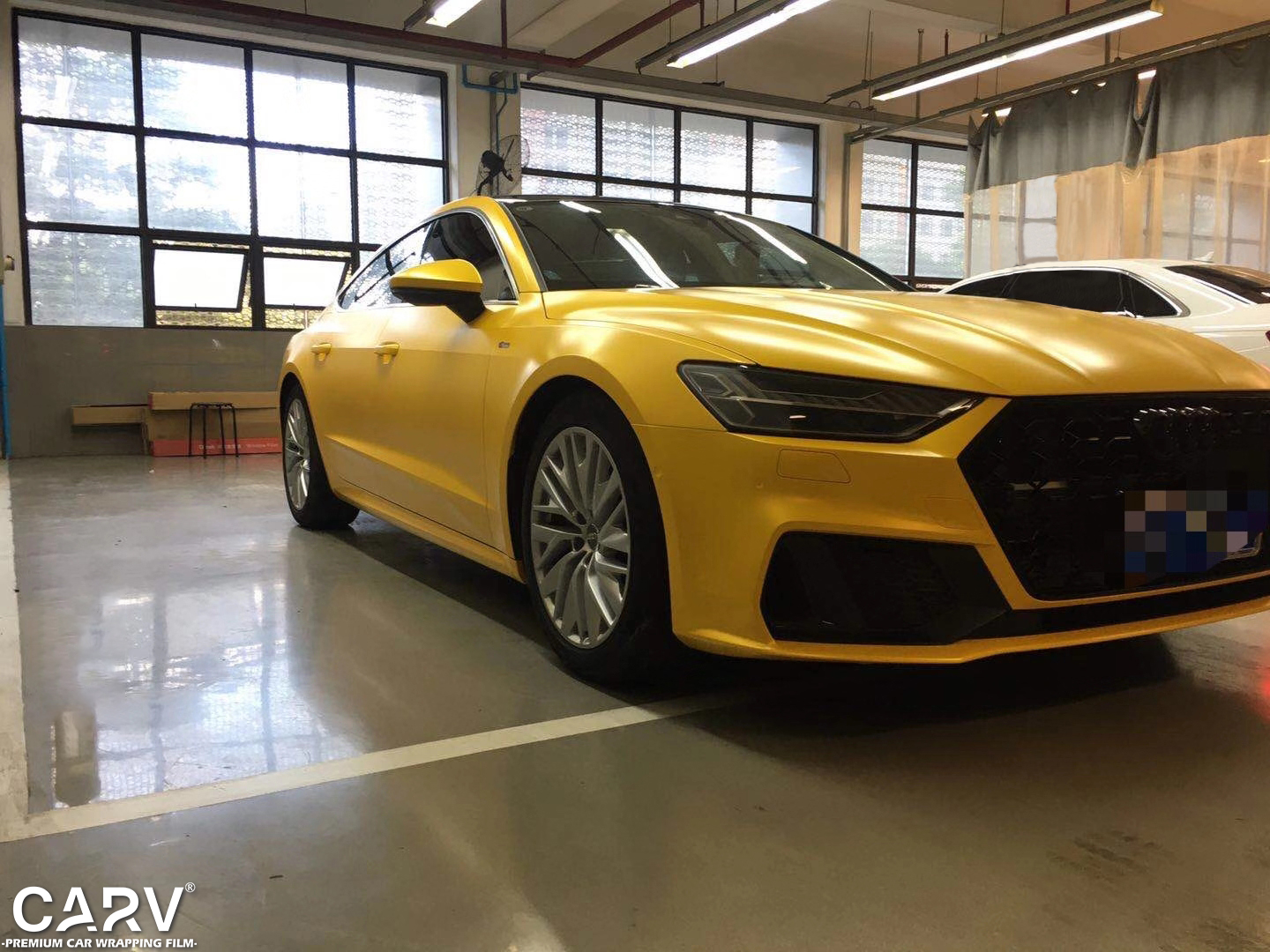 奥迪a7 电光金属大黄蜂 1218