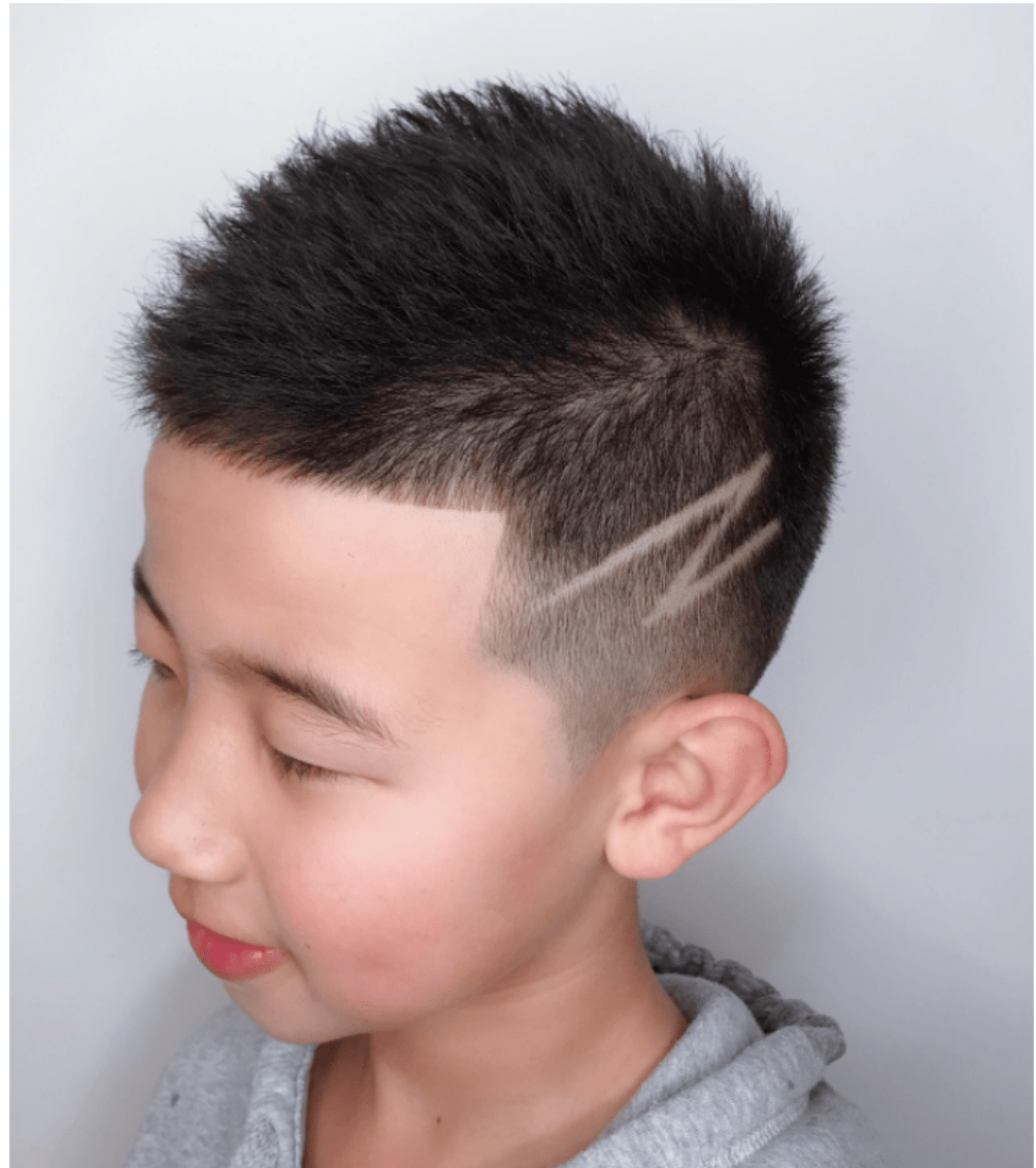 小男生发型1-3岁图片