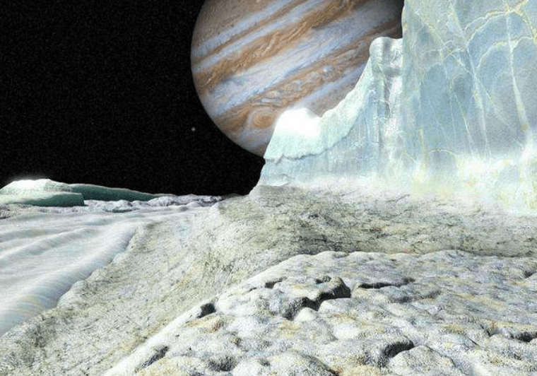 木卫二上疑似有深度达100公里的海洋难道外星生命一直在眼前