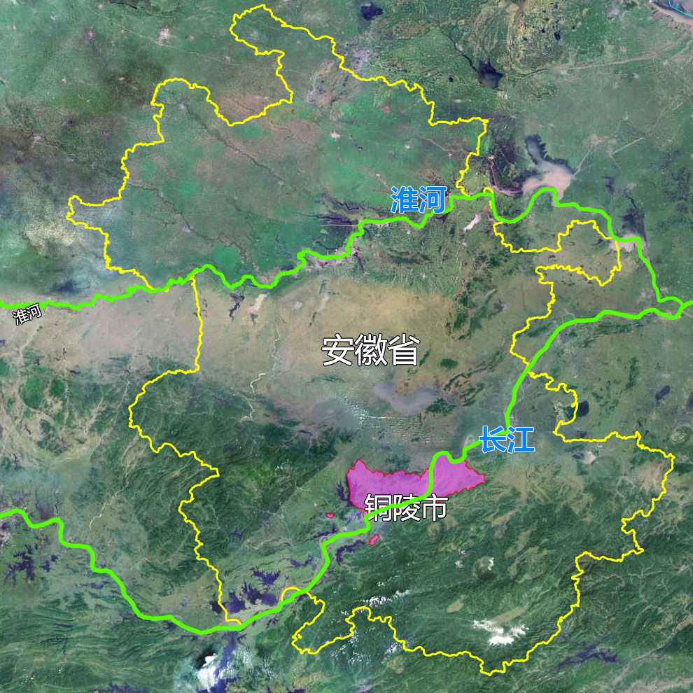 6张地形图,快速了解安徽省铜陵各市辖区县_手机搜狐网