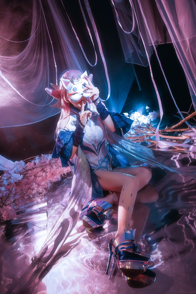 cos王者荣耀貂蝉猫影幻舞