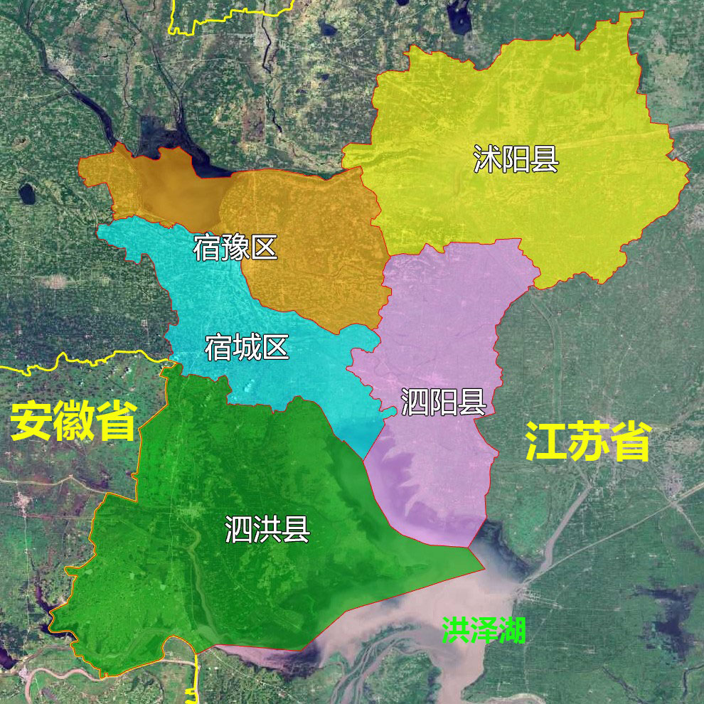 宿迁位置在江苏地图图片