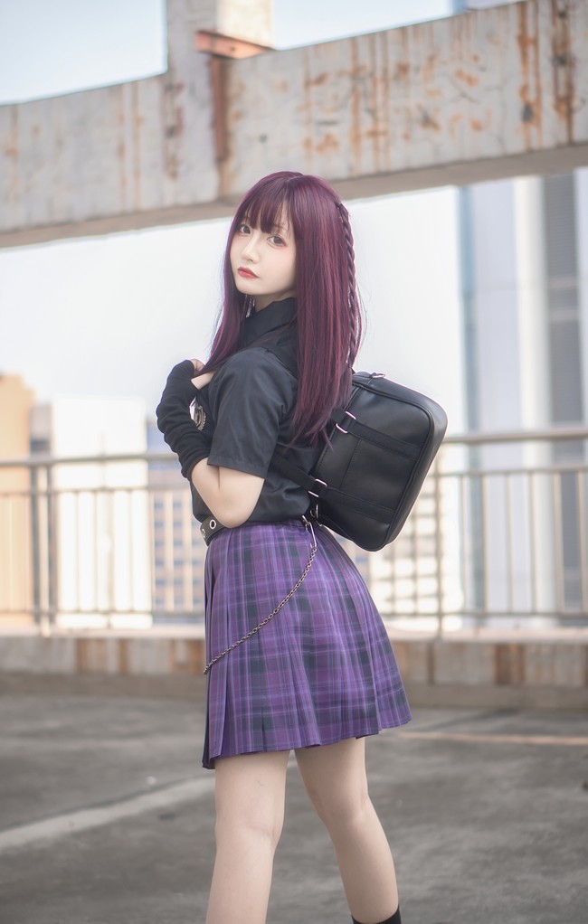 jk少女香芋冰淇淋一样的冷甜感