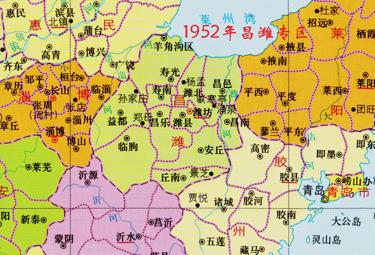 青州地理位置图图片