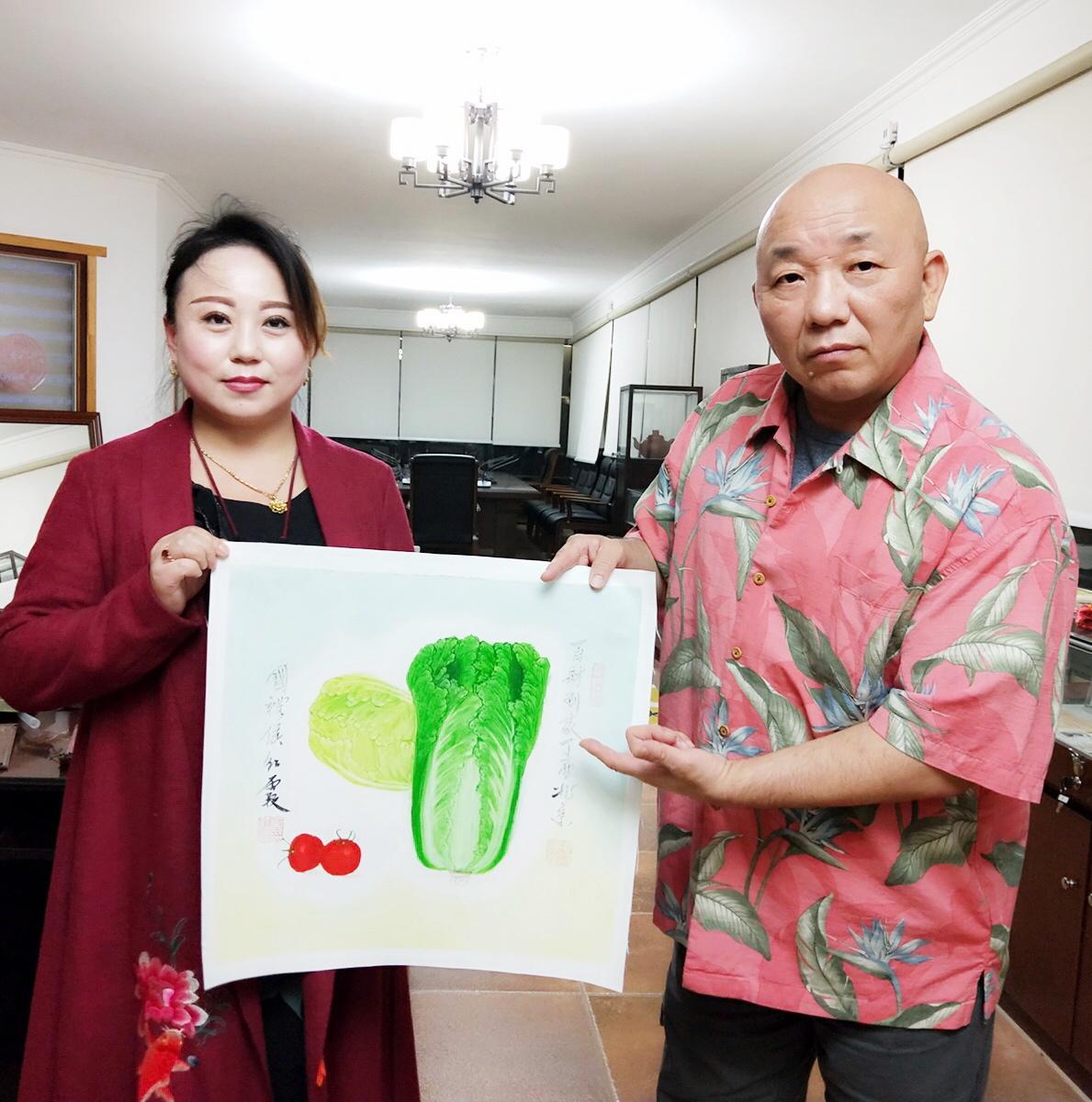 百财油画家侯红霞