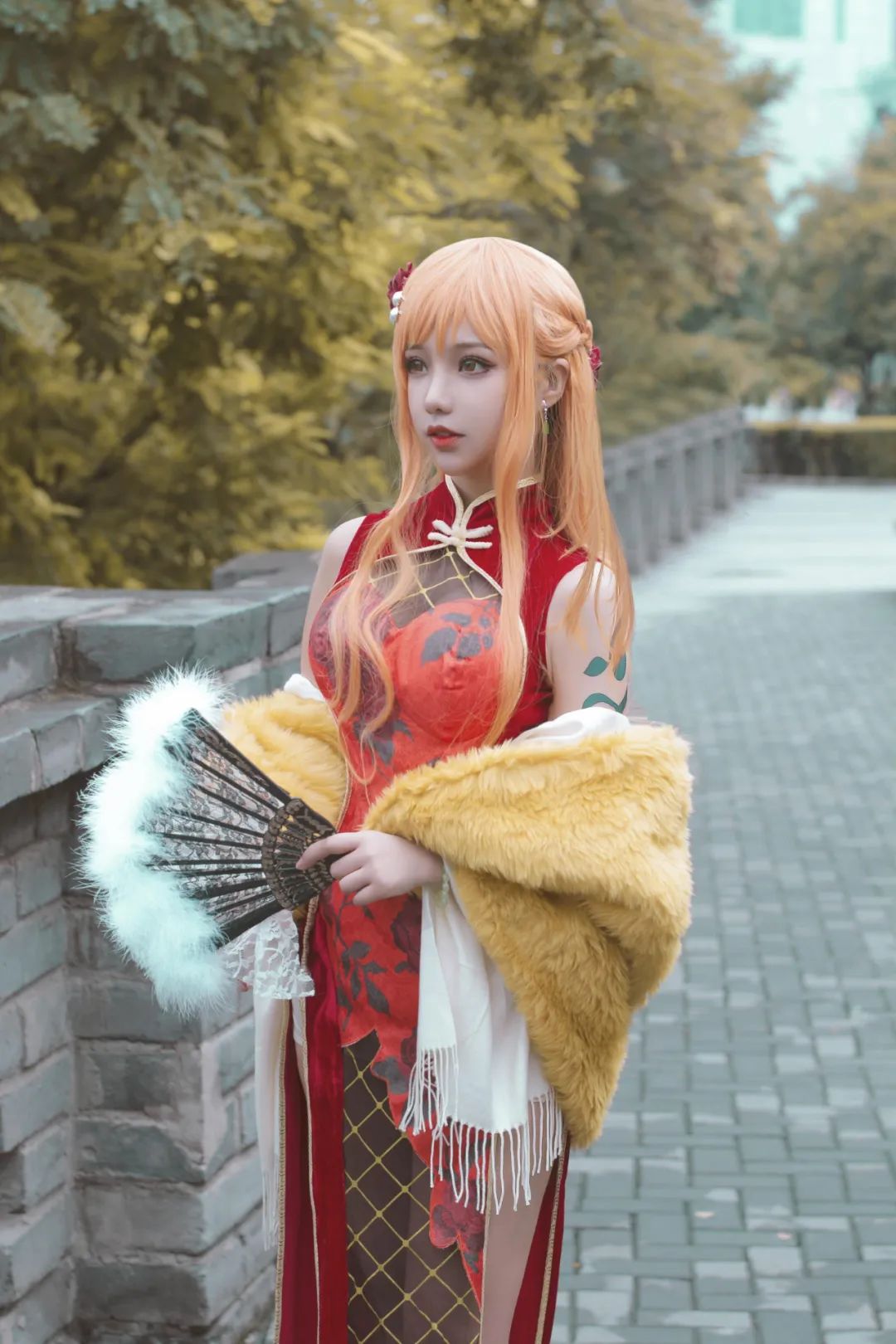 cos:海贼王·娜美·国风旗袍