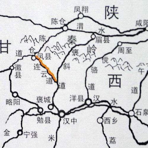 暗渡陈仓地图图片