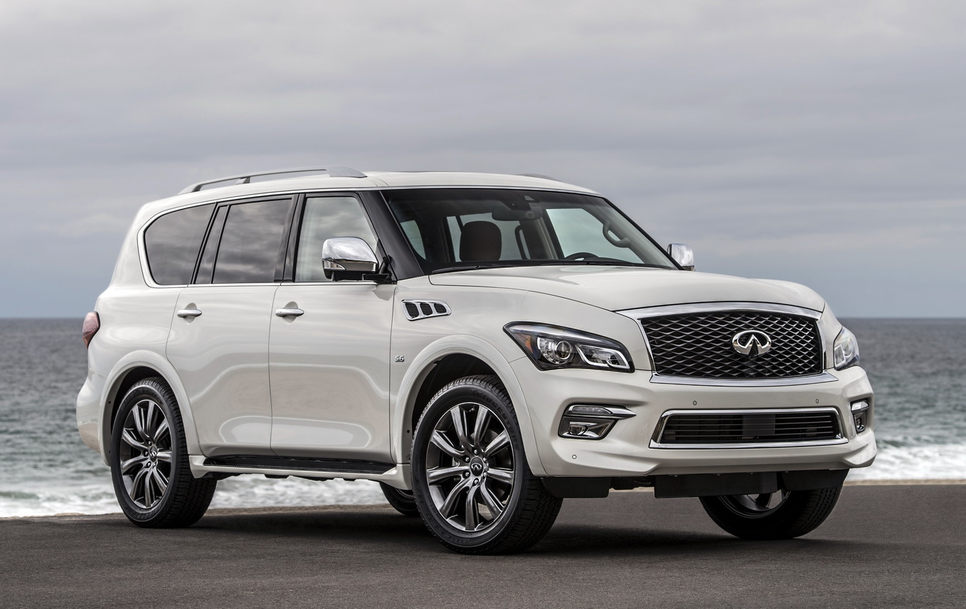 2021款英菲尼迪qx80海外上市起价约473万元内饰设计过时