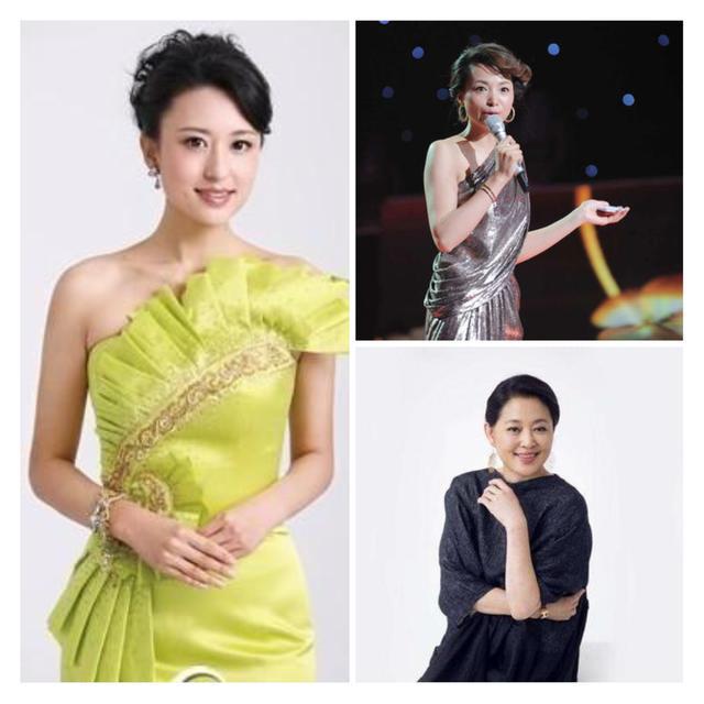 央视主持张蕾好优雅连衣裙搭高跟鞋超有气质同框倪萍不失气场