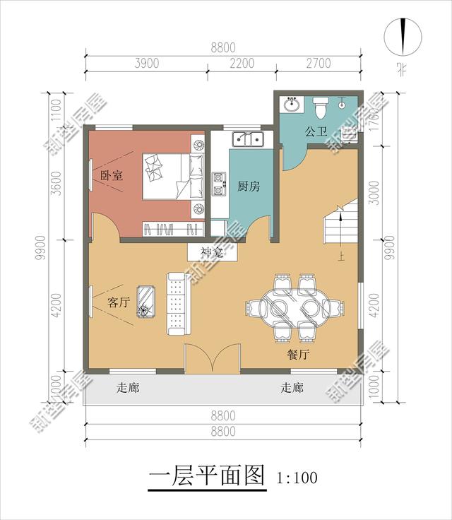 原創開間10米進深11米能在農村建棟怎樣的三層別墅