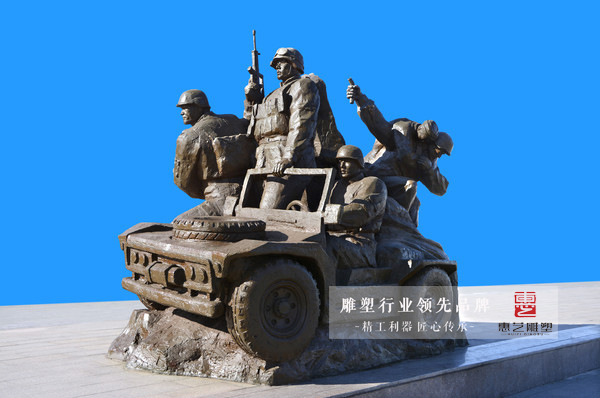 空军雕塑-铸造强军梦