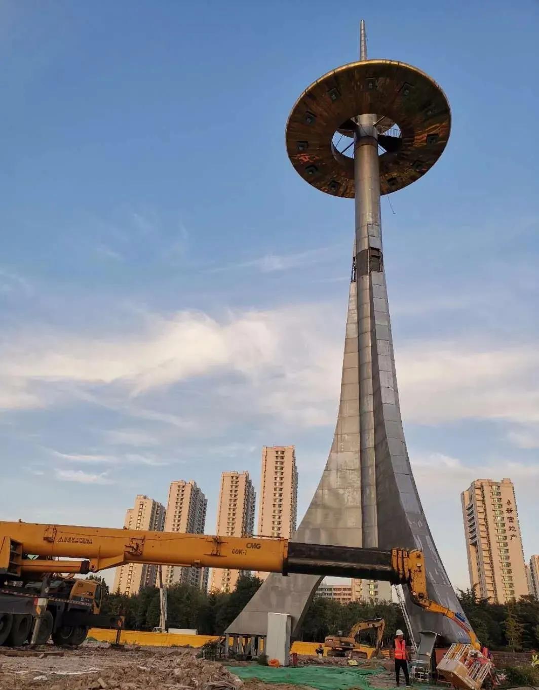 开拆!再见了,潍坊北海路灯塔