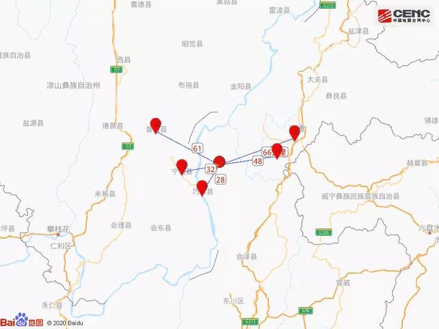 昭通巧家发生3.8级地震,震源深度8千米