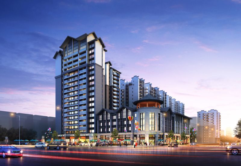 实用率高 为罗浮山筑造品质新高 罗浮嘉园鸟瞰图 罗浮山下,高铁新城