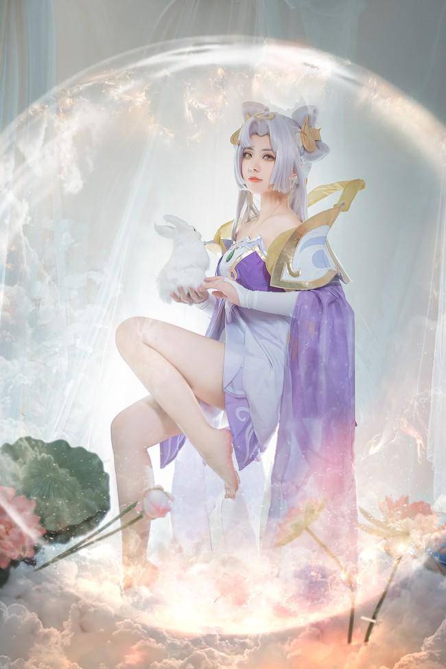 王者荣耀嫦娥cosplay 嫦娥裸足全彩本子_手机搜狐网