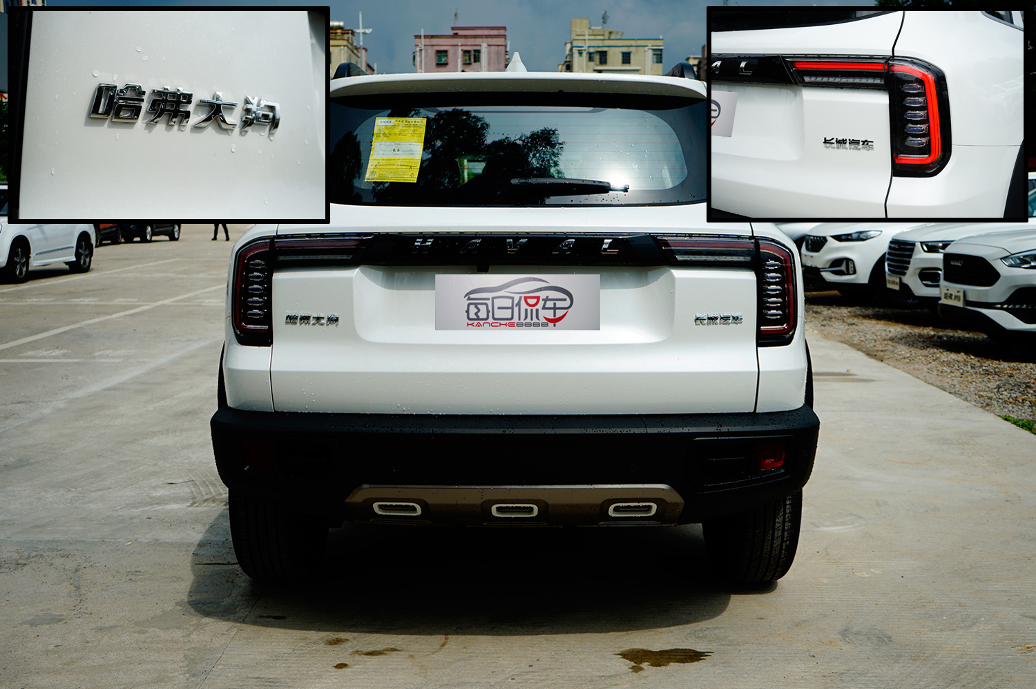 造型硬朗复古内饰有越野感也有科技感哈弗大狗实拍简评