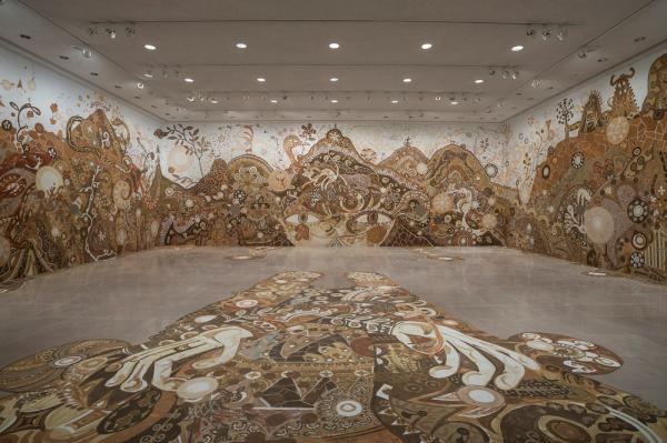 尘土也能画画日本艺术家用尘土创造了一个绚烂的世界