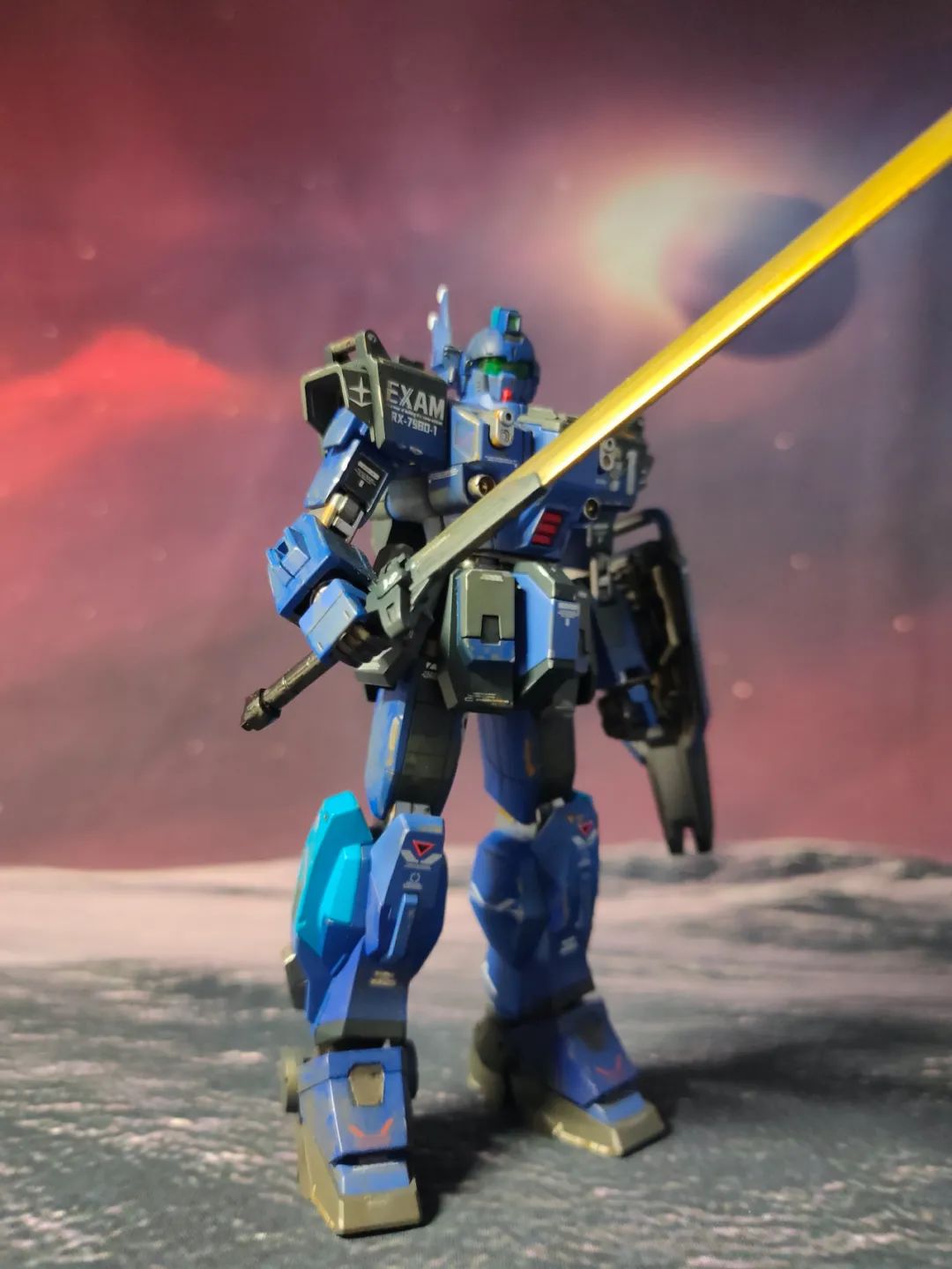 蓝色命运1号机,背景运用的好,也可以很有效果