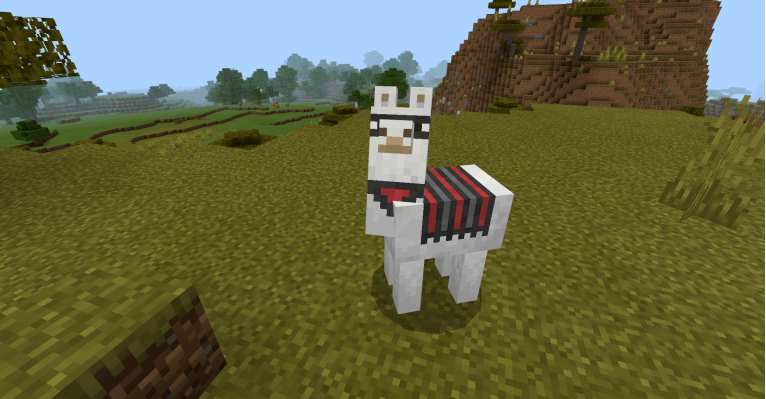 原创《我的世界》羊驼展开"口水"大战 神兽蹦迪的场景你见过吗