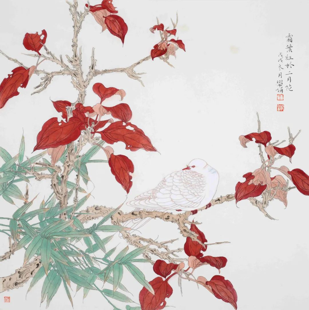 王学娟的花鸟:芳菲清雅,美而不现
