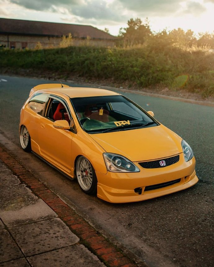 经典本田思域ep3气动改装