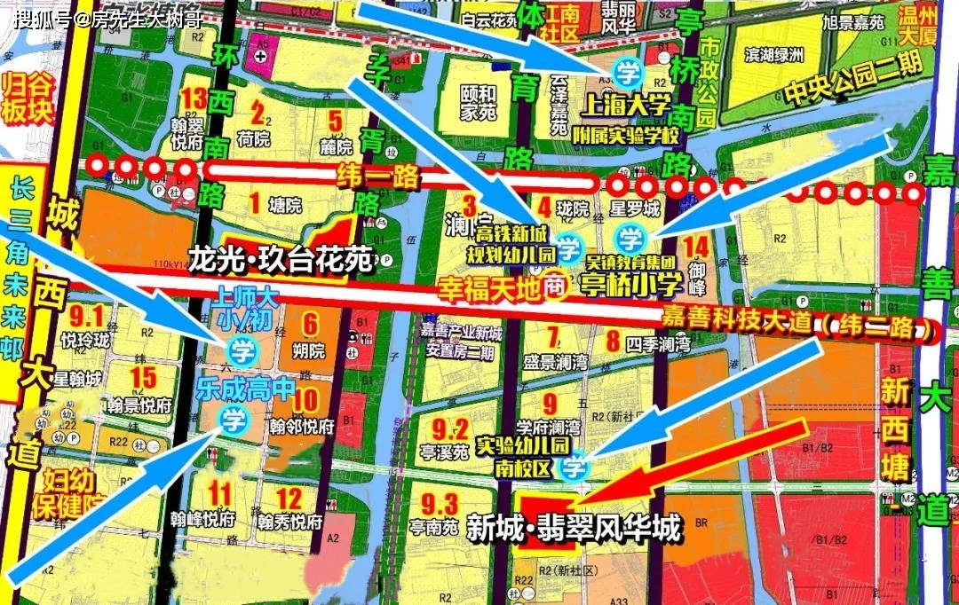 嘉善城南高铁新城板块儿翡翠风华城第一张预售证公示