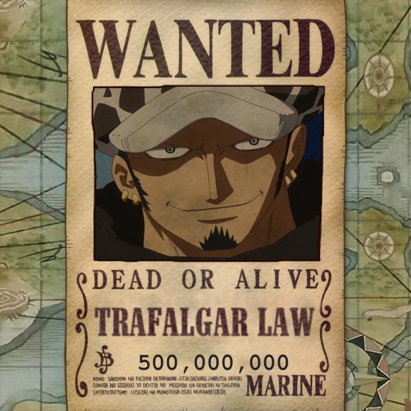 和之国赏金最高的10位人物,甚平倒数第2,罗未进前5!_贝利