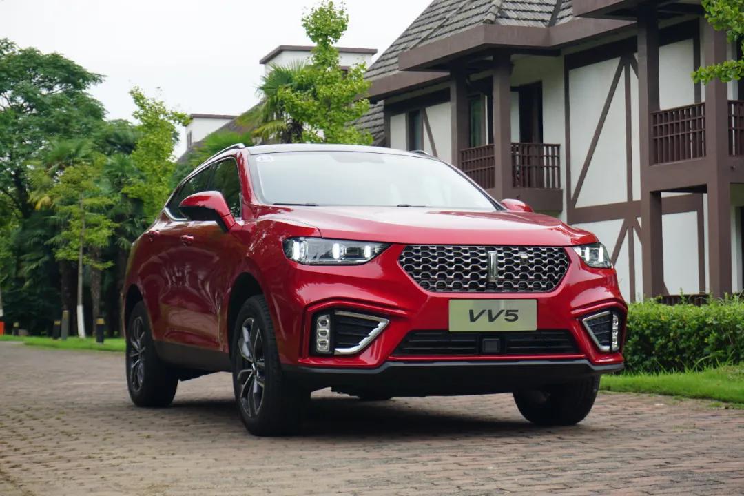 原创2021款vv5升级上市,售价12.58万起,人脸识别太智能