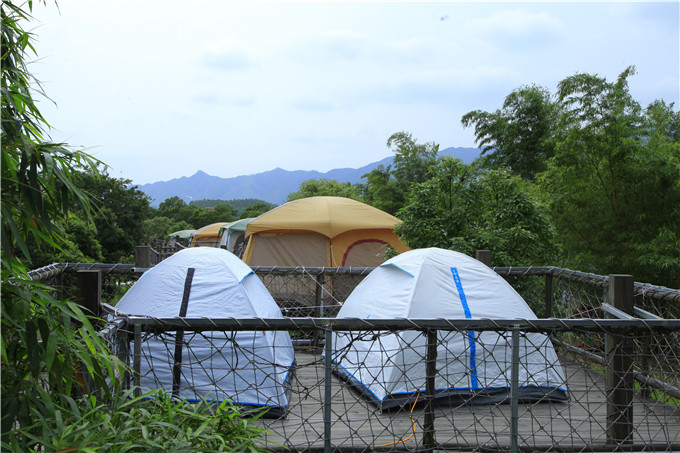 中秋季节是露营最好的季节,佛山南丹山露营基地让游客赏星沐月