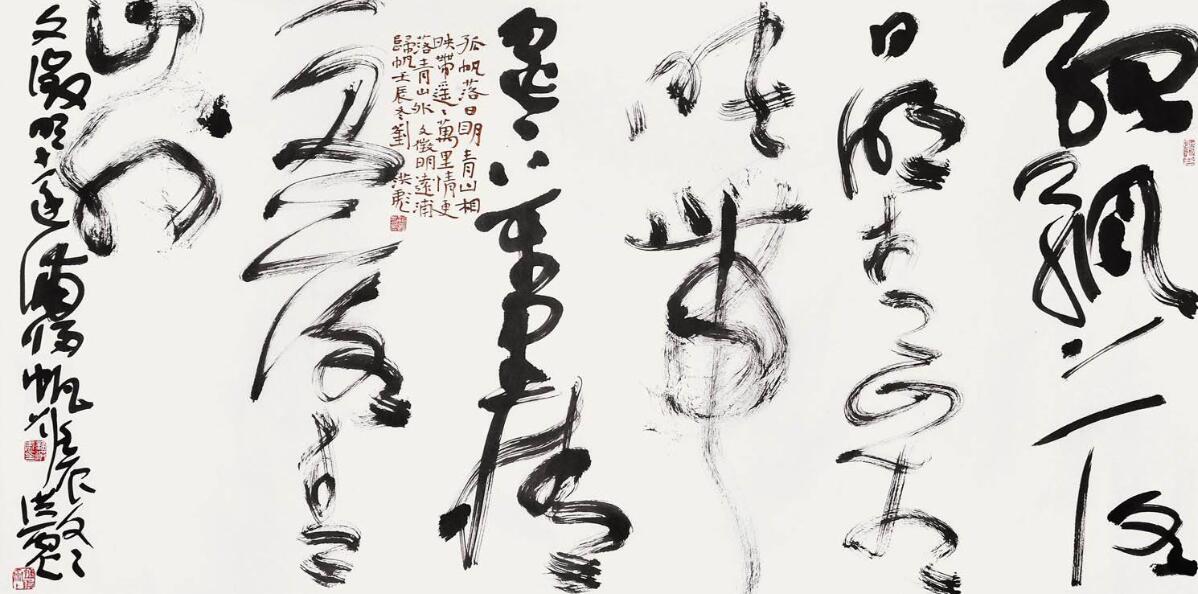 草书大师刘洪彪,书法行云流水,网友:典型的江湖气!